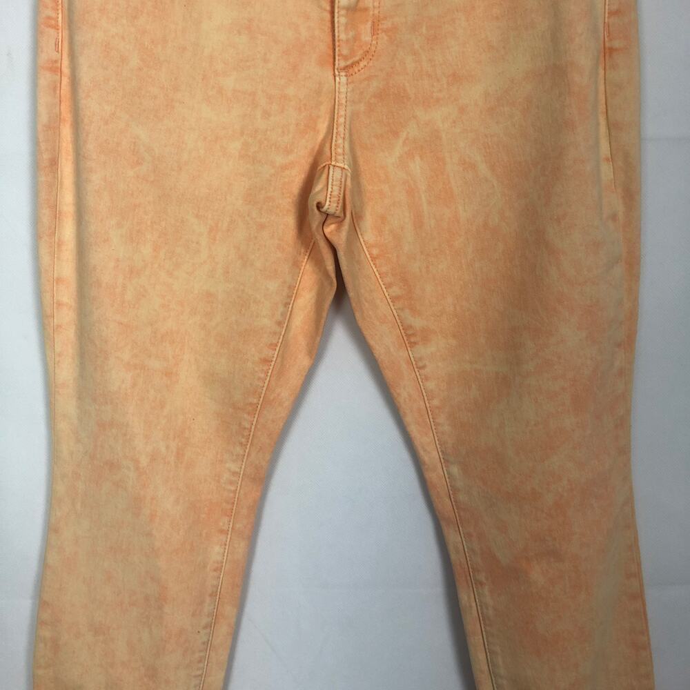 Universal Thread High Rise Skinny Tie-Dye Yellow Orange Jeans Size 6 - Picture 5 of 12